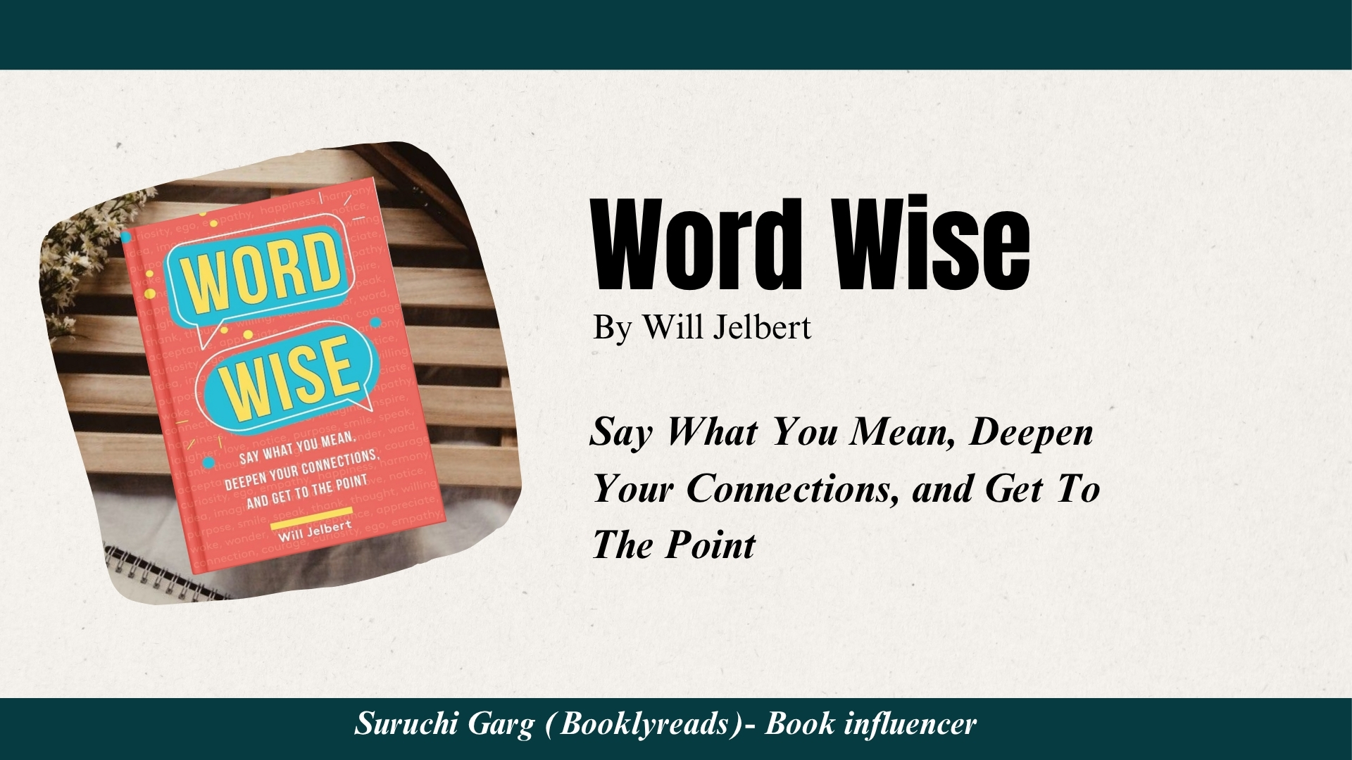 Word Wise: Say What You Mean, Deepen Your Connections, and Get to the Point by Will Jelbert, best books on communication, improve communication skills, honest communication